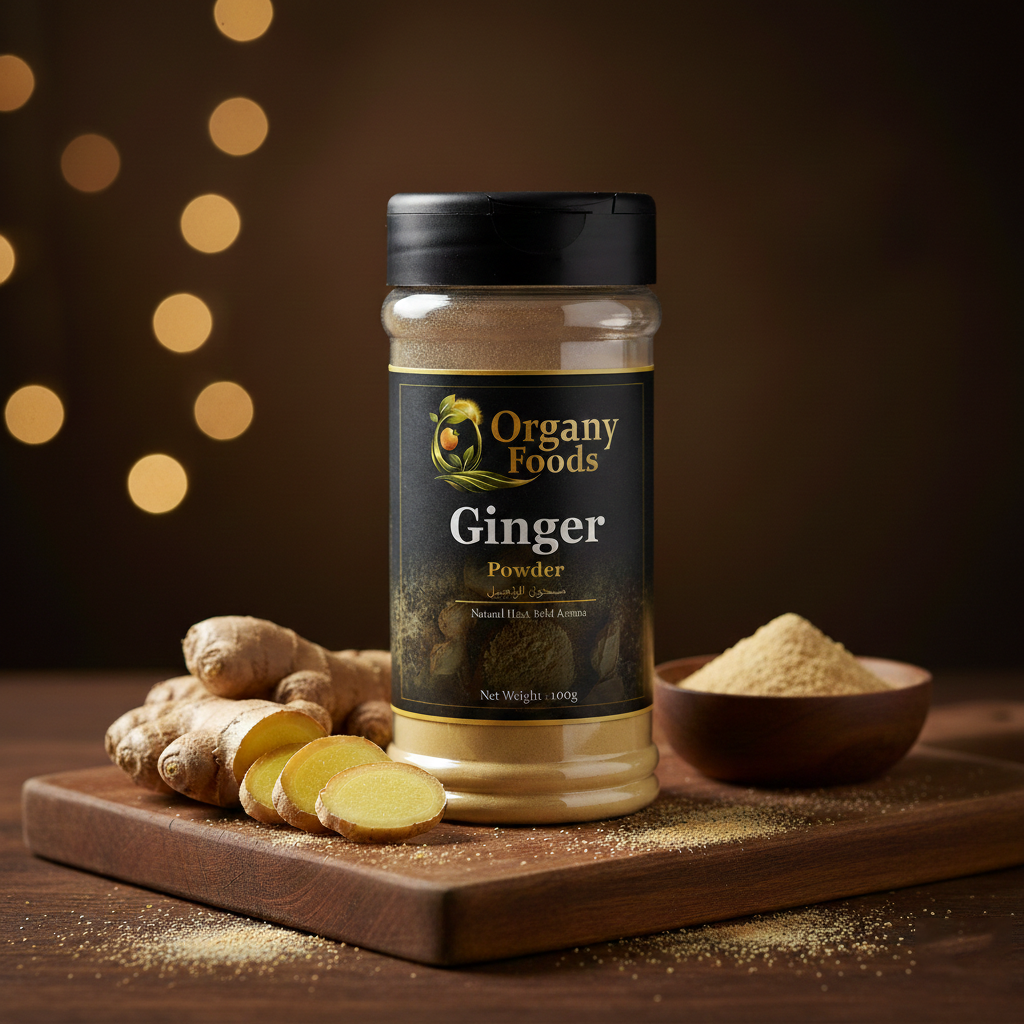 Organyfoods Ginger Powder – Pure and Aromatic Ginger Seasoning