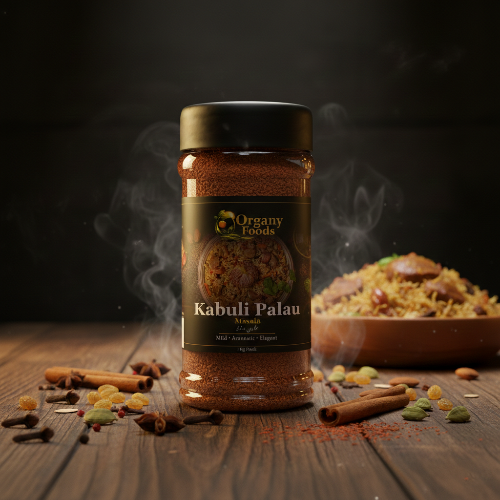 Organyfoods Kabuli Pulao Masala – Authentic Afghan Rice Spice Blend