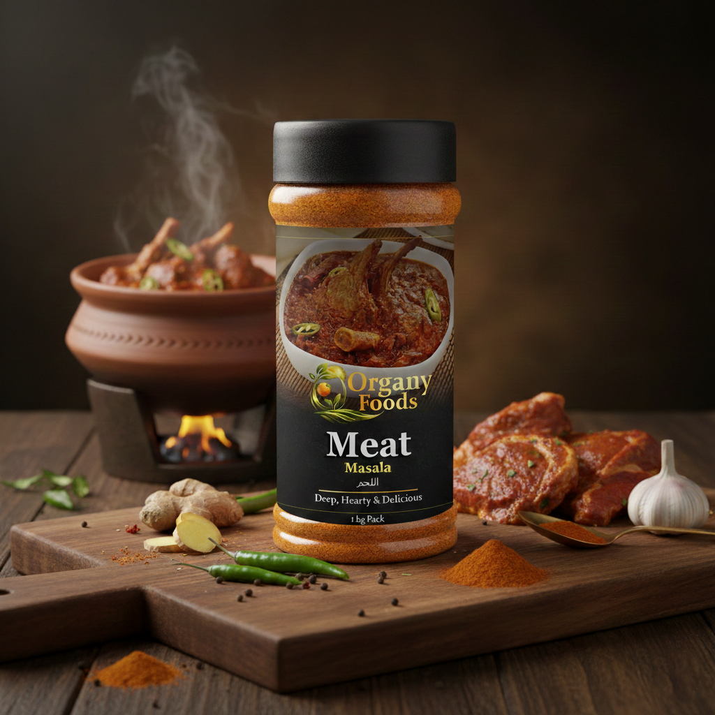 Organyfoods Meat Masala – Rich & Aromatic Curry Spice Blend